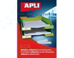 Porta Etiqueta 46x75 APli 2613 cart. c/ 6 etiquetas