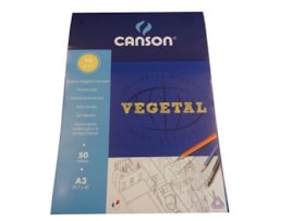 Caderno A3 Vegetal 90g Canson Refª 5627, 50fls