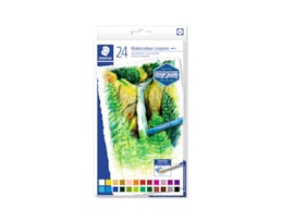 Lápis cera Staedtler Aguarelável, 223C24, Cx. c/24