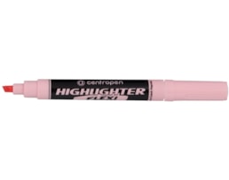 Marcador Centropen, Flexi Fluor, Refª 8542, Rosa Pastel