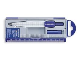 Compasso Staedtler 550 50, C/ Régua + 2 Peças