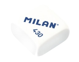 Borracha Milan, branca, refª CMM430, Cx. c/30, miga de pão