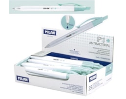 Esferográficas Milan P1, Antibacteriana, traço  Azul