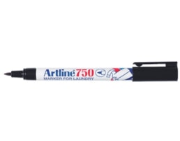 Marcador Artline 750 p/roupa (0,7mm), Preto