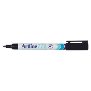 Marcador Artline 770 (1mm) Preto, p/ produtos a congelar