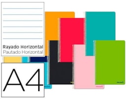 Caderno Esp. A4 Jolly, C.Dura, 140Fls./75g. Paut.